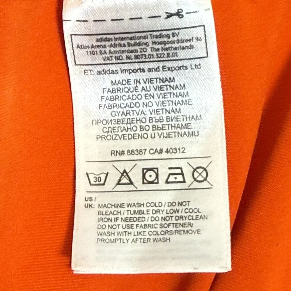 ADIDAS puremotion Golf Polo Men's Medium (44 x 27 in) Bright Orange Athletic‎